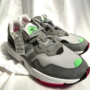 Adidas Sneakers Men’s 11 NWT — Silver, Neon, Pink